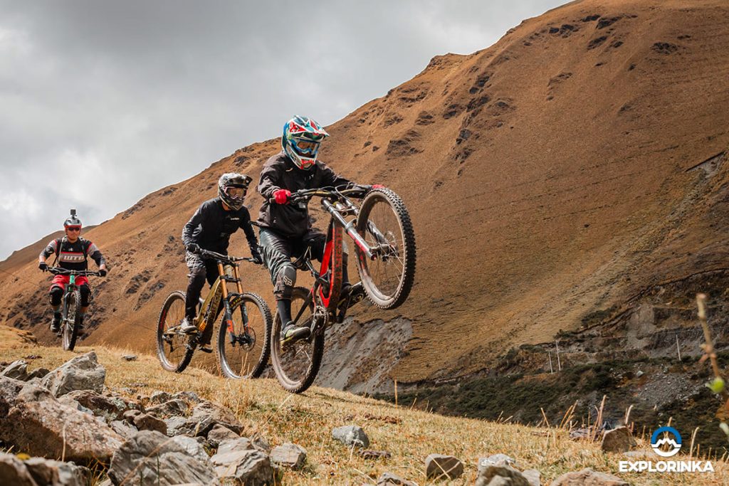 competencia de bicicletas en inka avalanche